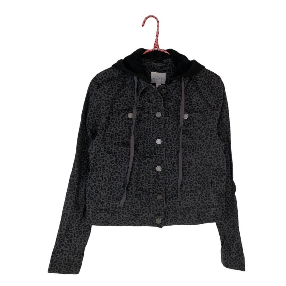 Stitch Fix Market & Spruce Leopard Denim Jacket NWT Small